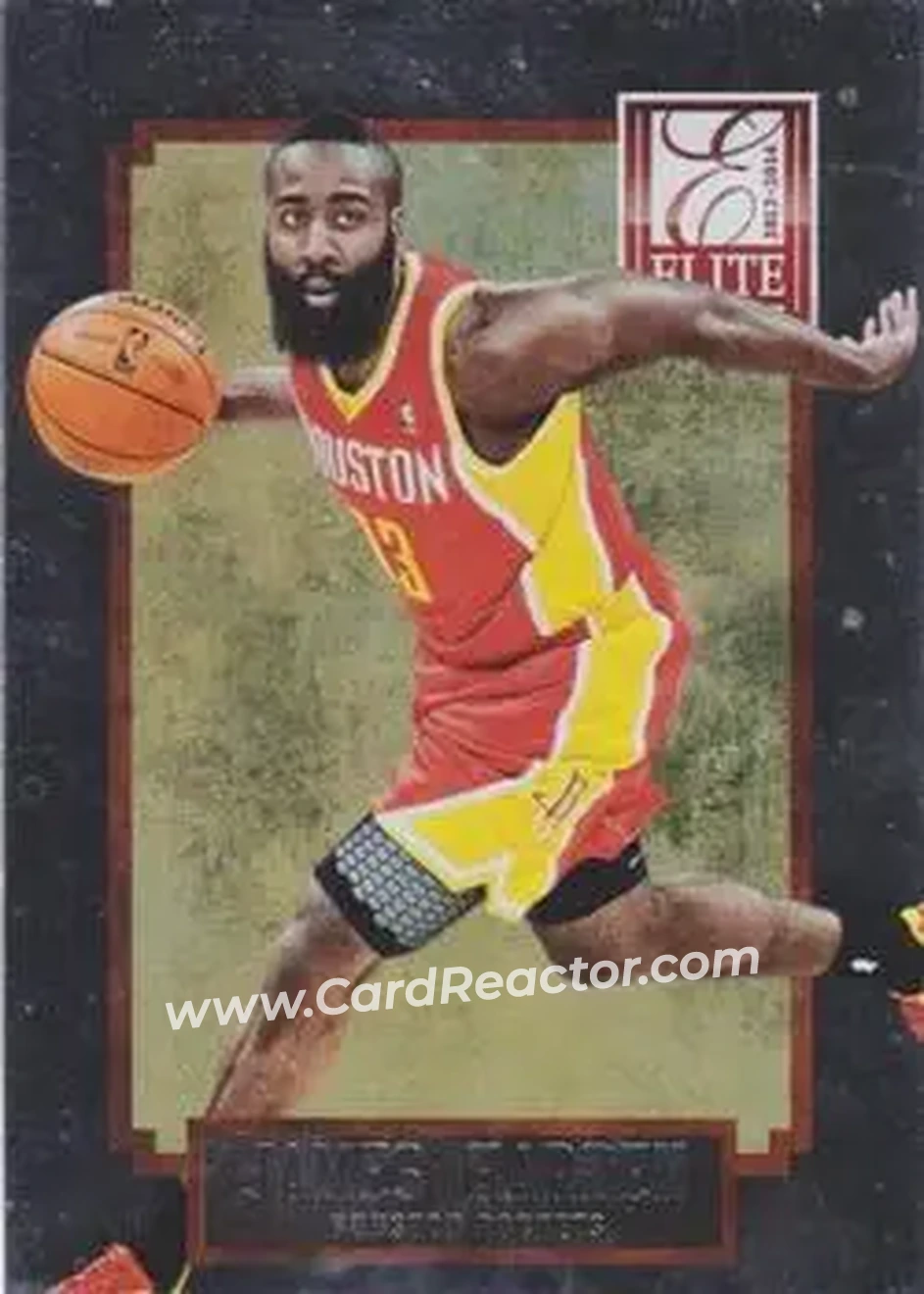2013-14 Panini Elite #28 - James Harden - Houston Rockets - Front