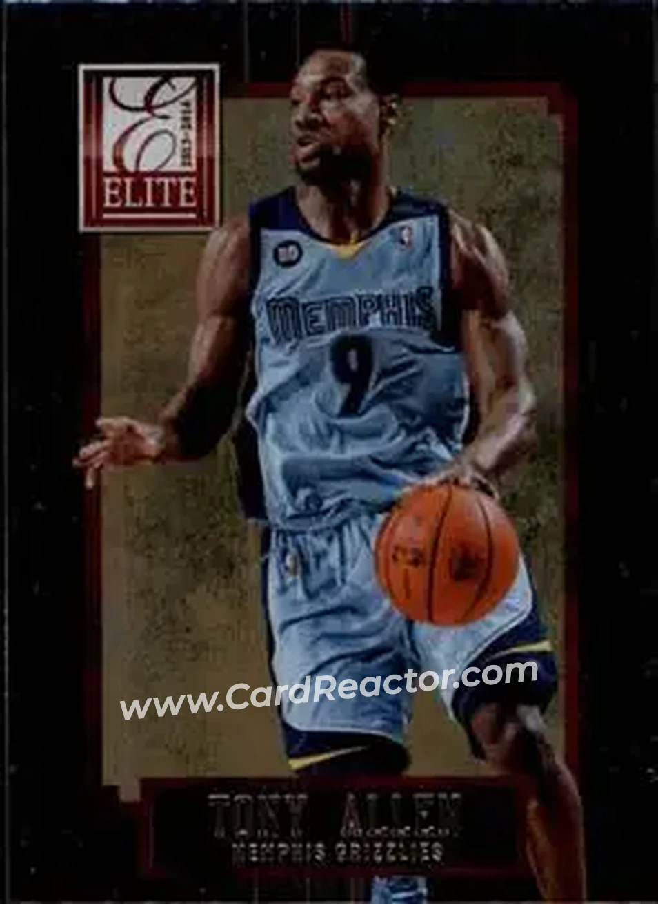 2013-14 Panini Elite #33 - Tony Allen - Memphis Grizzlies - Front