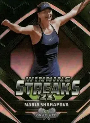 2024 Topps Graphite - Winning Streaks Refractor #WS-MA - Maria Sharapova