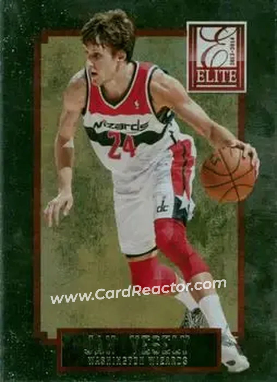 2013-14 Panini Elite #35 - Jan Veselý - Washington Wizards - Front 2013-14 Panini Elite #35 - Jan Veselý - Washington Wizards - Front