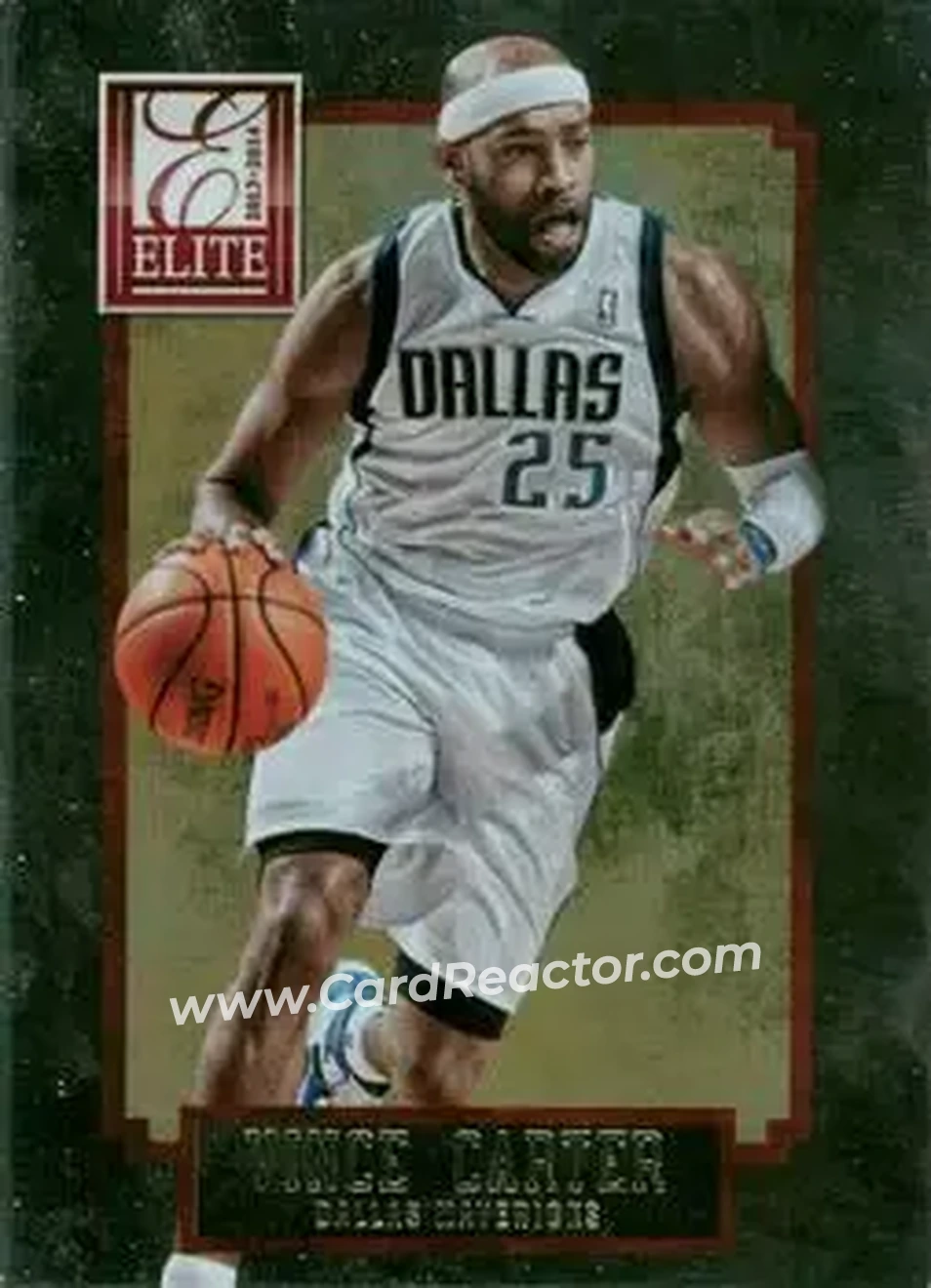 2013-14 Panini Elite #36 - Vince Carter - Dallas Mavericks - Front