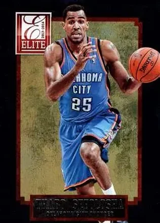2013-14 Panini Elite #38 - Thabo Sefolosha - Oklahoma City Thunder
