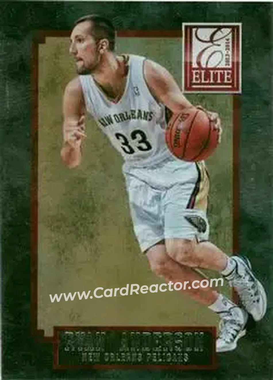 2013-14 Panini Elite #40 - Ryan Anderson - New Orleans Pelicans - Front
