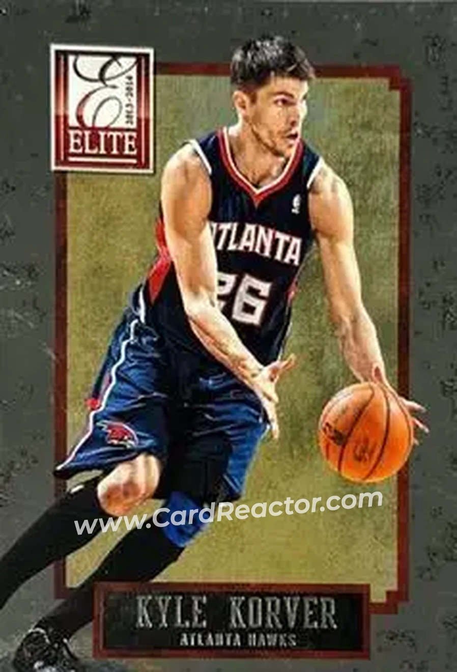 2013-14 Panini Elite #42 - Kyle Korver - Atlanta Hawks - Front 2013-14 Panini Elite #42 - Kyle Korver - Atlanta Hawks - Front