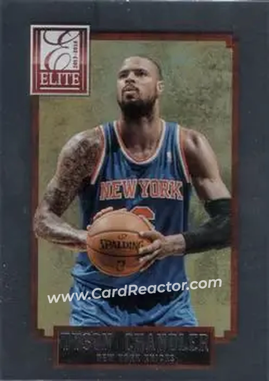 2013-14 Panini Elite #43 - Tyson Chandler - New York Knicks - Front