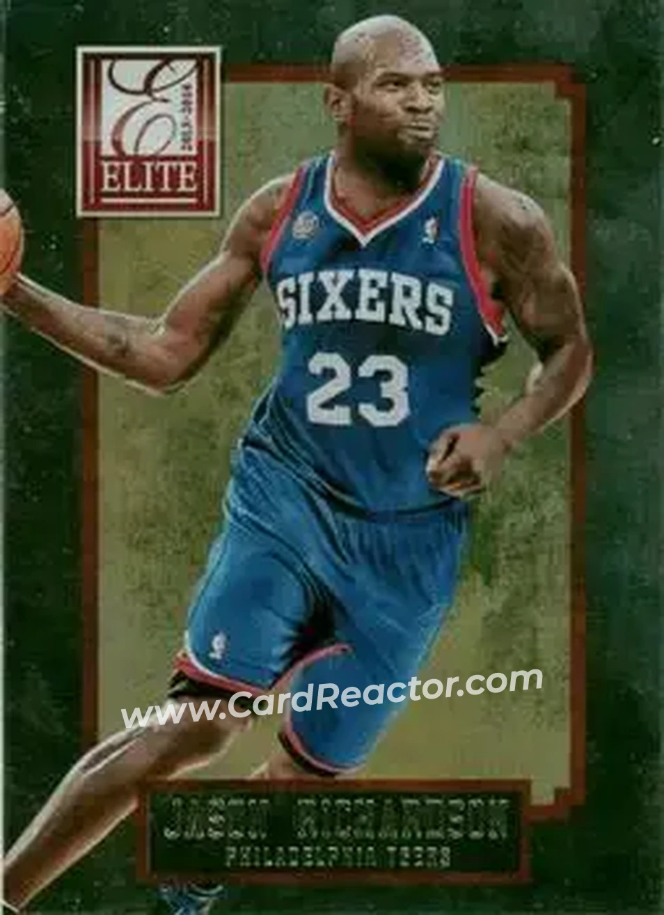 2013-14 Panini Elite #45 - Jason Richardson - Philadelphia 76ers - Front 2013-14 Panini Elite #45 - Jason Richardson - Philadelphia 76ers - Front