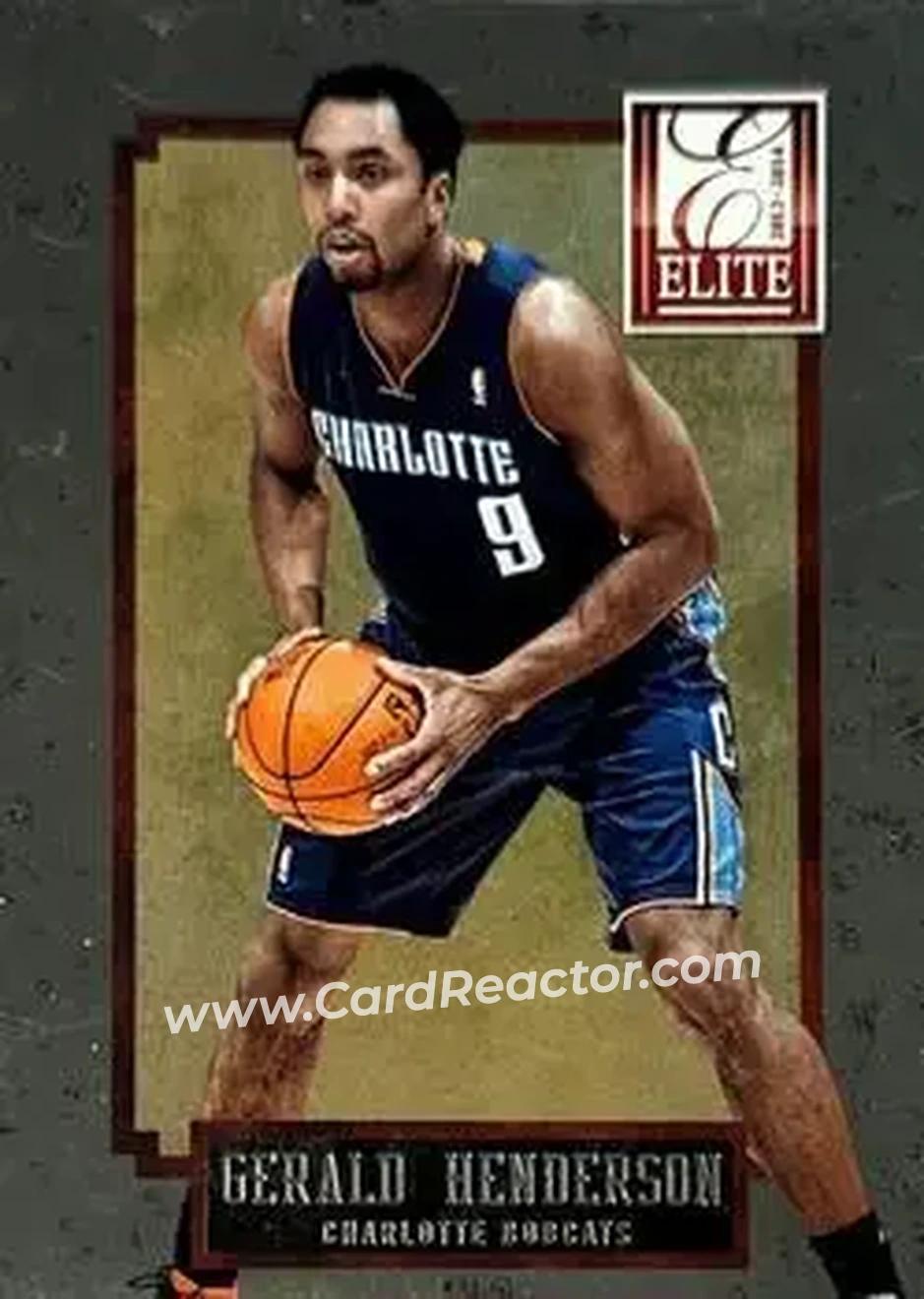 2013-14 Panini Elite #49 - Gerald Henderson - Charlotte Bobcats - Front