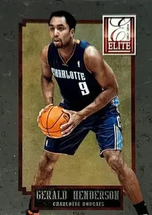 2013-14 Panini Elite #49 - Gerald Henderson - Charlotte Bobcats 2013-14 Panini Elite #49 - Gerald Henderson - Charlotte Bobcats