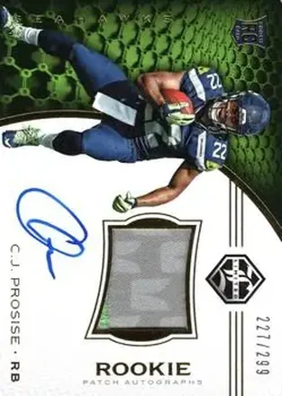 2016 Panini Limited #127 - C.J. Prosise - Seattle Seahawks