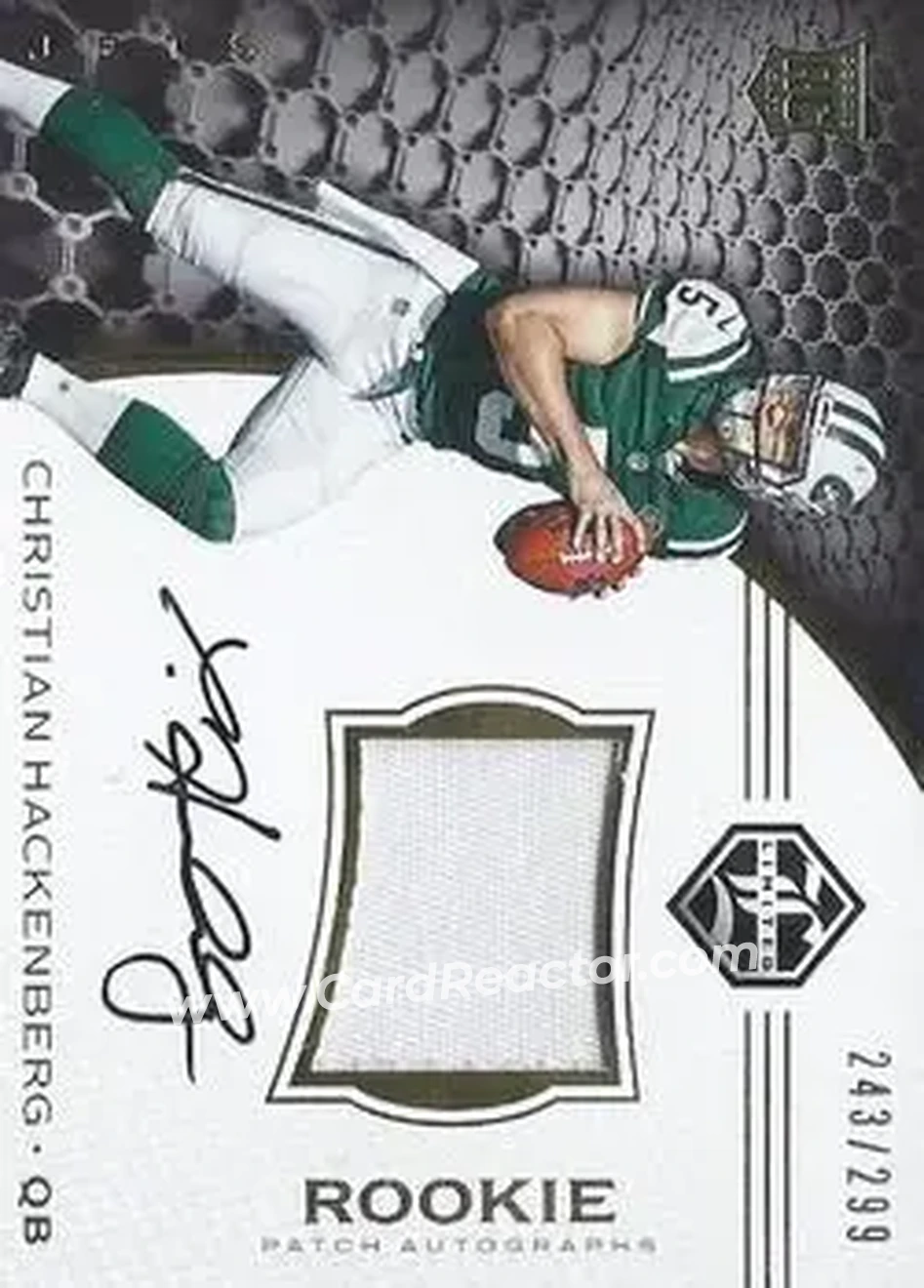 2016 Panini Limited #129 - Christian Hackenberg - New York Jets - Front