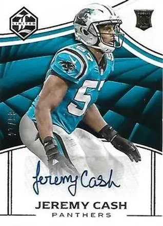 2016 Panini Limited #161 - Jeremy Cash - Carolina Panthers