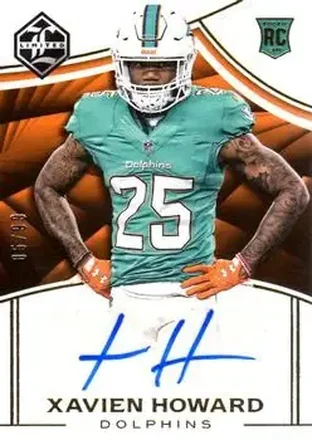 2016 Panini Limited #171 - Xavien Howard - Miami Dolphins