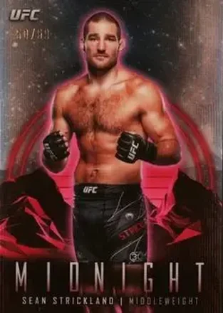 2024 Topps Midnight UFC - Twilight #28 - Sean Strickland