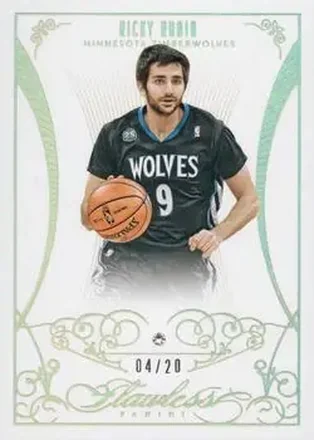 2013-14 Panini Flawless #16 - Ricky Rubio - Minnesota Timberwolves 2013-14 Panini Flawless #16 - Ricky Rubio - Minnesota Timberwolves