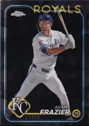 2024 Topps Chrome Update Sapphire Edition - Black Sapphire #USCS215 - Adam Frazier - Kansas City Royals