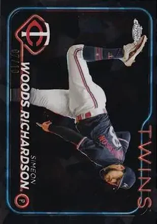 2024 Topps Chrome Update Sapphire Edition - Black Sapphire #USCS295 - Simeon Woods Richardson - Minnesota Twins