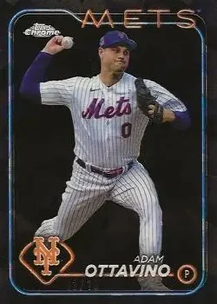 2024 Topps Chrome Update Sapphire Edition - Black Sapphire #USCS309 - Adam Ottavino - New York Mets