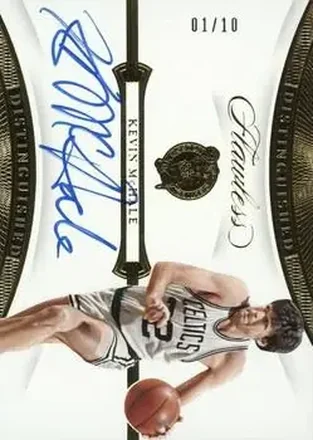2020-21 Panini Flawless - 2019-20 Panini Flawless Update I: Distinguished Autographs Gold #DA-KMH - Kevin McHale - Boston Celtics