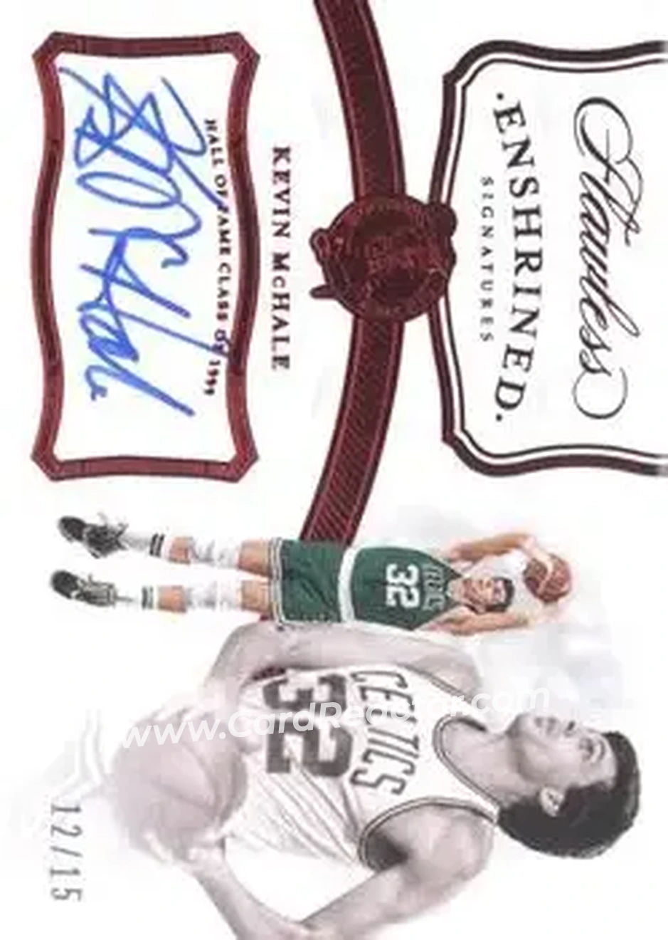 2020-21 Panini Flawless - 2019-20 Panini Flawless Update I: Enshrined Signatures Ruby #ES-KMH - Kevin McHale - Boston Celtics - Front 2020-21 Panini Flawless - 2019-20 Panini Flawless Update I: Enshrined Signatures Ruby #ES-KMH - Kevin McHale - Boston Celtics - Front