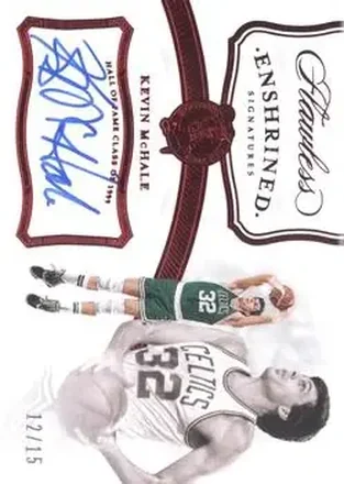2020-21 Panini Flawless - 2019-20 Panini Flawless Update I: Enshrined Signatures Ruby #ES-KMH - Kevin McHale - Boston Celtics
