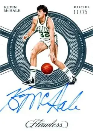 2020-21 Panini Flawless - 2019-20 Panini Flawless Update I: Excellence Signatures #ES-KMH - Kevin McHale - Boston Celtics
