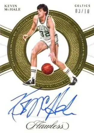 2020-21 Panini Flawless - 2019-20 Panini Flawless Update I: Excellence Signatures Gold #ES-KMH - Kevin McHale - Boston Celtics