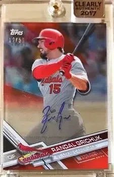 2017 Topps Clearly Authentic feature card