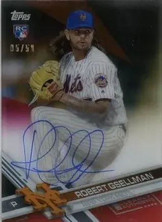 2017 Topps Clearly Authentic - Red #CAAU-RGS - Robert Gsellman - New York Mets