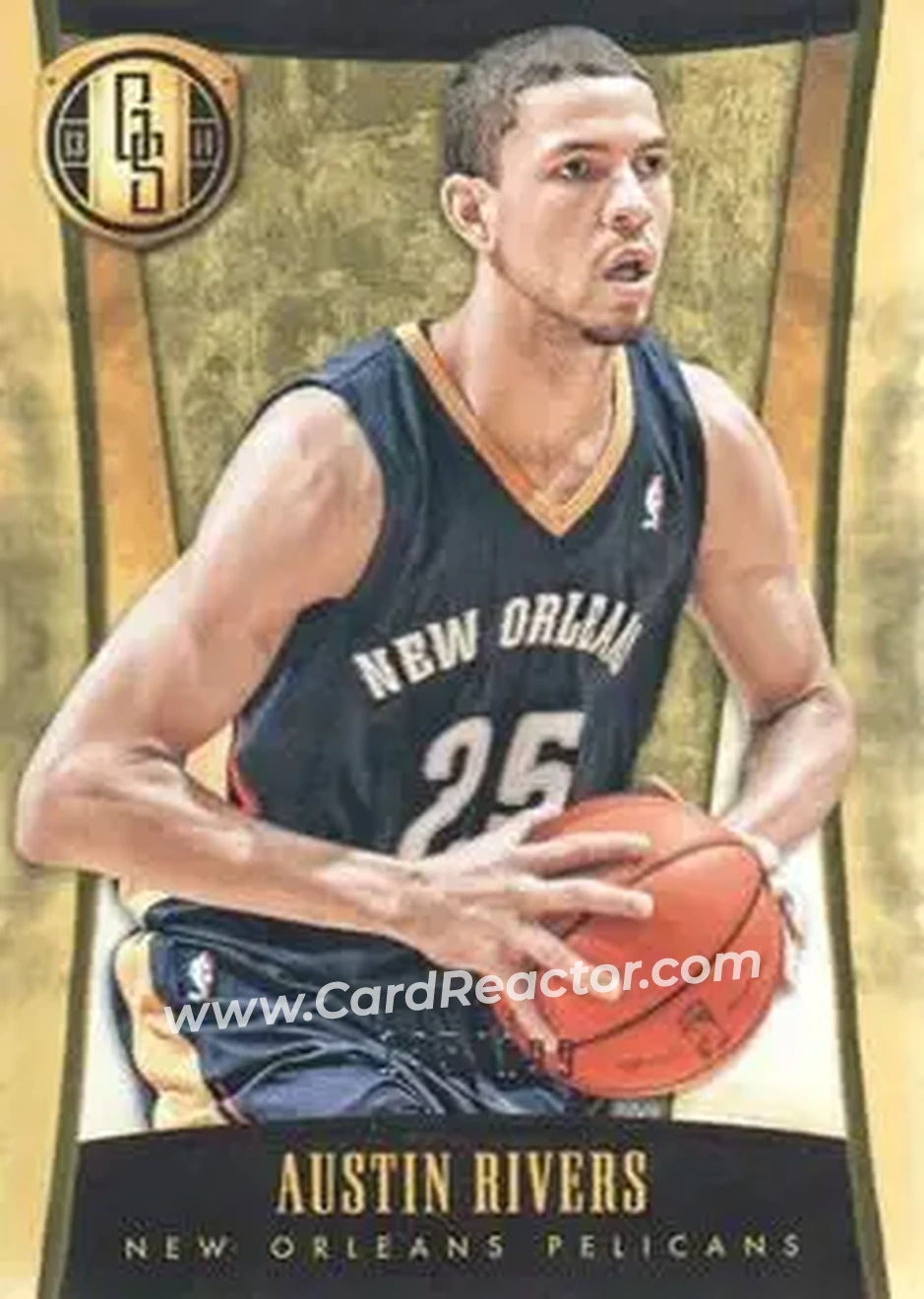 2013-14 Panini Gold Standard #13 - Austin Rivers - New Orleans Pelicans - Front