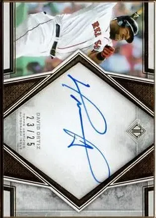 2019 Topps Transcendent Collection - Transcendent Image Variation Autographs #TCVA-DO - David Ortiz - Boston Red Sox