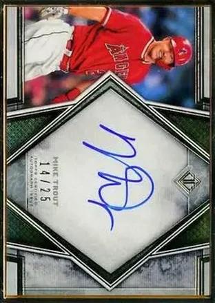 2019 Topps Transcendent Collection - Transcendent Image Variation Autographs #TCVA-MT - Mike Trout - Los Angeles Angels