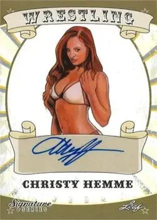 2016 Leaf Signature Series #19 - Christy Hemme