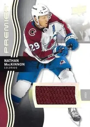 2023-24 Upper Deck Premier - Memorabilia Jersey #13 - Nathan MacKinnon - Colorado Avalanche