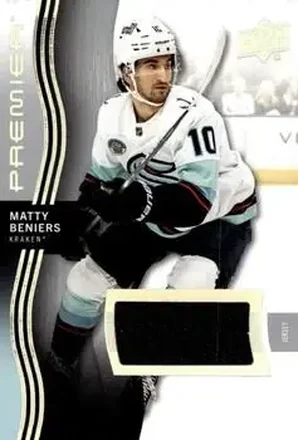 2023-24 Upper Deck Premier - Memorabilia Jersey #15 - Matty Beniers - Seattle Kraken