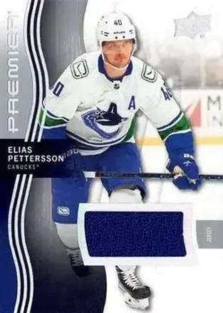 2023-24 Upper Deck Premier - Memorabilia Jersey #18 - Elias Pettersson - Vancouver Canucks