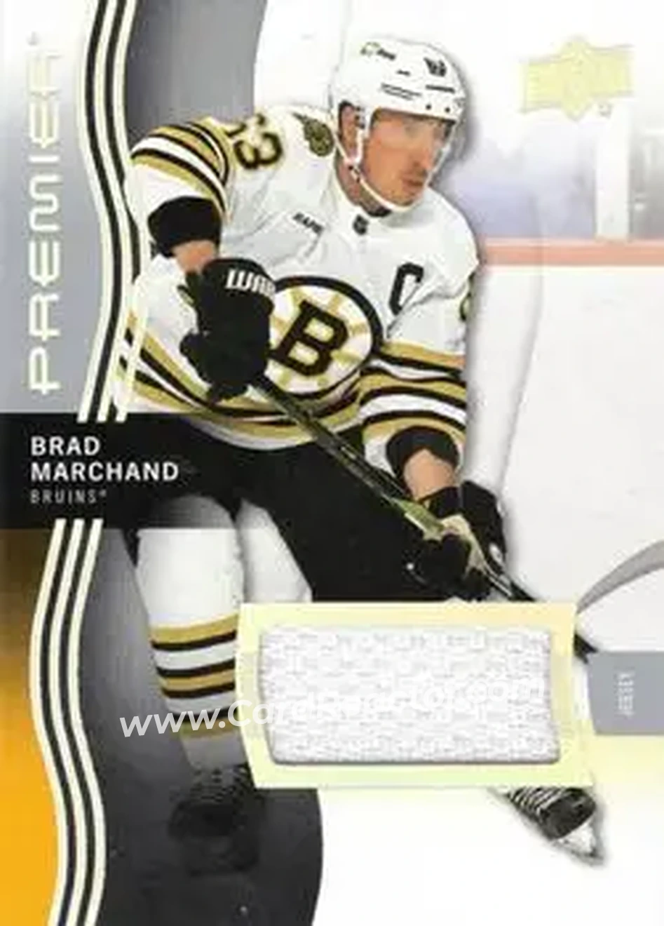 2023-24 Upper Deck Premier - Memorabilia Jersey #29 - Brad Marchand - Boston Bruins - Front