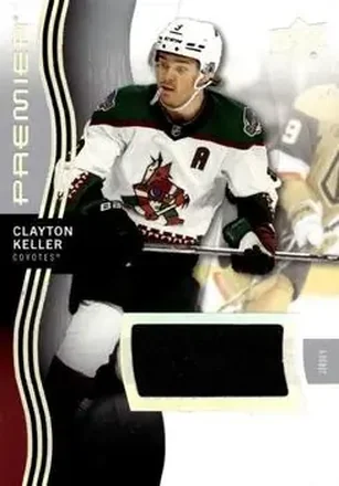 2023-24 Upper Deck Premier - Memorabilia Jersey #34 - Clayton Keller - Arizona Coyotes