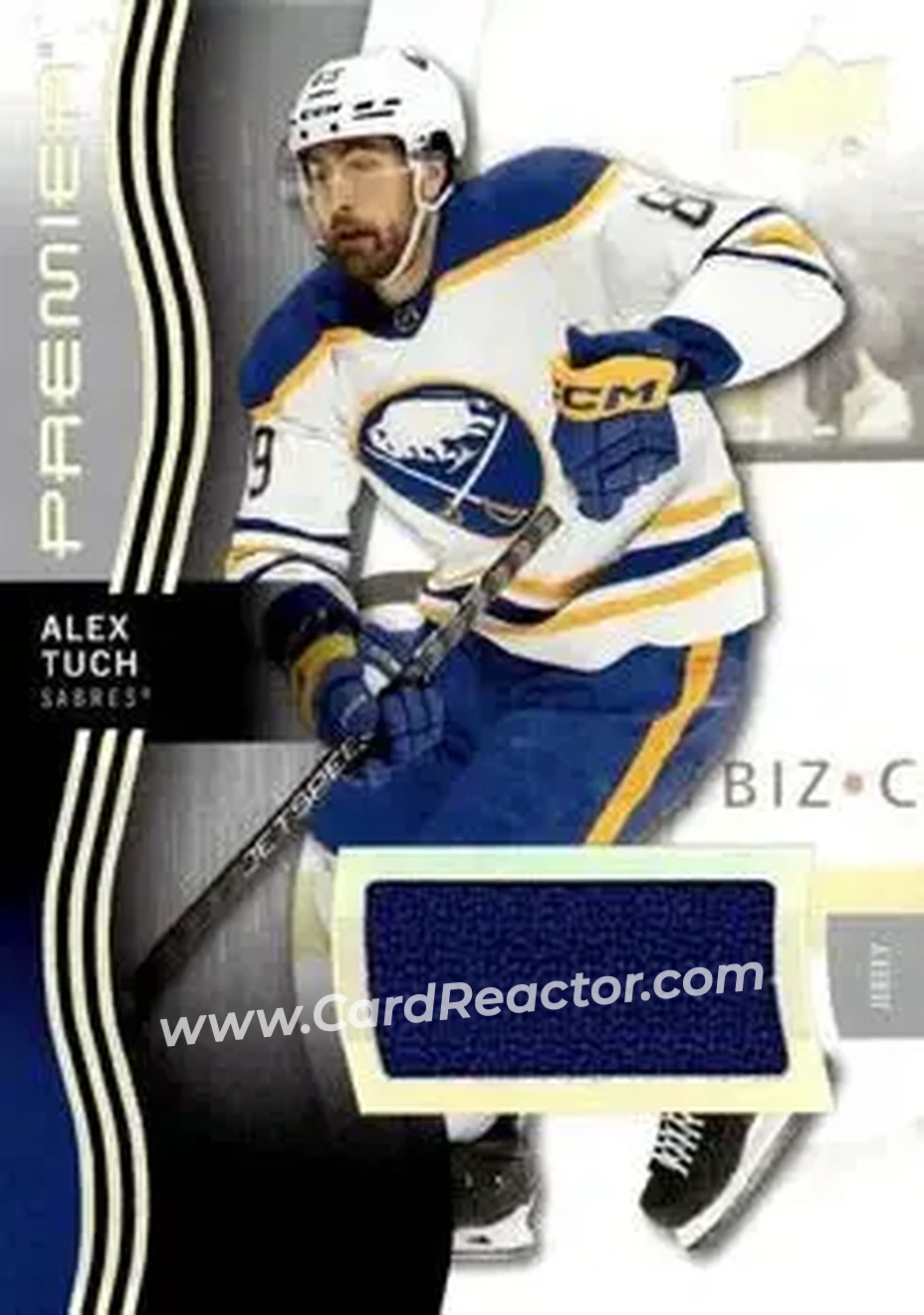 2023-24 Upper Deck Premier - Memorabilia Jersey #44 - Alex Tuch - Buffalo Sabres - Front