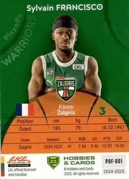 Back of Sylvain Francisco