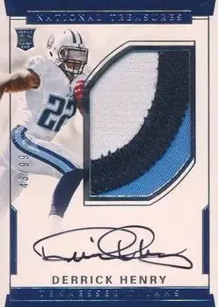 2016 Panini National Treasures #112 - Derrick Henry - Tennessee Titans