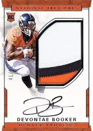 2016 Panini National Treasures #131 - Devontae Booker - Denver Broncos