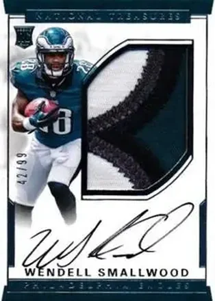 2016 Panini National Treasures #136 - Wendell Smallwood - Philadelphia Eagles