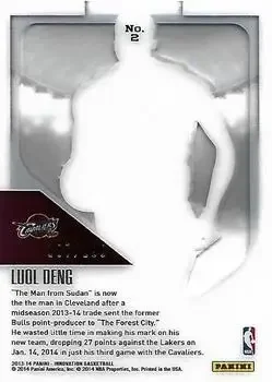 Back of Luol Deng