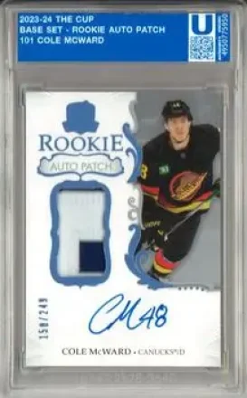 2023-24 Upper Deck The Cup #101 - Cole McWard - Vancouver Canucks
