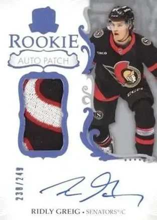 2023-24 Upper Deck The Cup #117 - Ridly Greig - Ottawa Senators