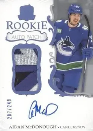 2023-24 Upper Deck The Cup #134 - Aidan McDonough - Vancouver Canucks