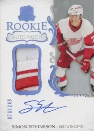 2023-24 Upper Deck The Cup #143 - Simon Edvinsson - Detroit Red Wings
