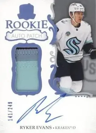 2023-24 Upper Deck The Cup #154 - Ryker Evans - Seattle Kraken