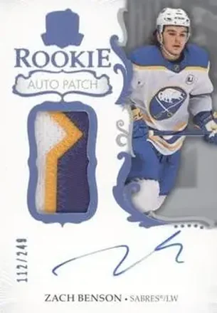 2023-24 Upper Deck The Cup #157 - Zach Benson - Buffalo Sabres