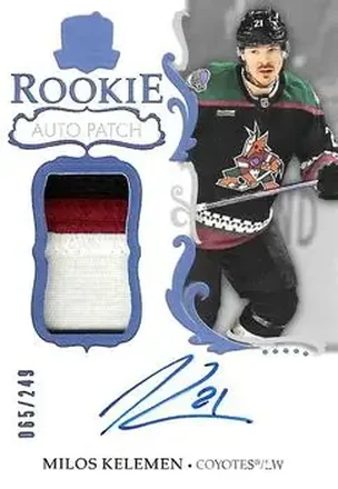 2023-24 Upper Deck The Cup #160 - Milos Kelemen - Arizona Coyotes
